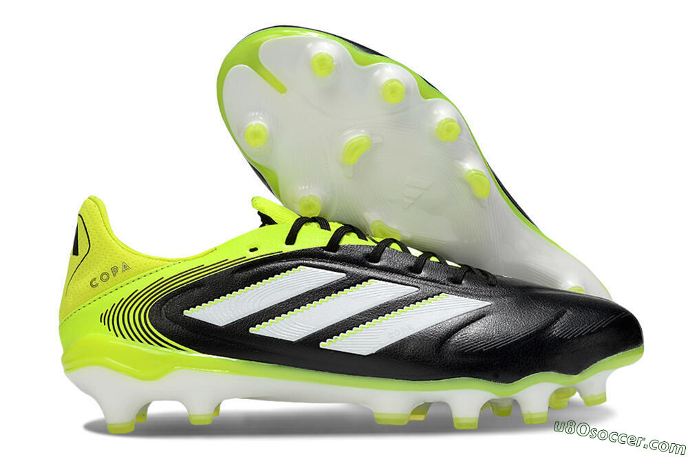 Adidas Copa Pure 3 Elite FG Firm Ground Soccer Cleats - Black/White/Yellow 1