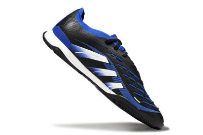 Adidas Predator 25 Elite IC Indoor & Futsal Soccer Shoes - Black/Blue/White