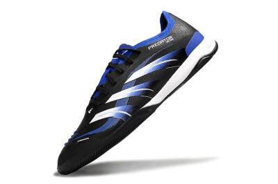 Adidas Predator 25 Elite IC Indoor & Futsal Soccer Shoes - Black/Blue/White