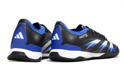 Adidas Predator 25 Elite IC Indoor & Futsal Soccer Shoes - Black/Blue/White