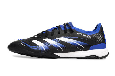 Adidas Predator 25 Elite IC Indoor & Futsal Soccer Shoes - Black/Blue/White