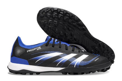 Adidas Predator 25 Elite TF Artificial Turf Soccer Shoes - Black/Blue/White