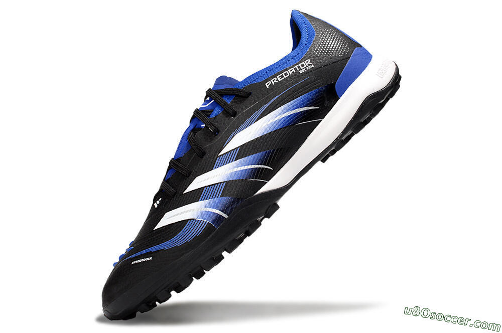 Adidas Predator 25 Elite TF Artificial Turf Soccer Shoes - Black/Blue/White 5
