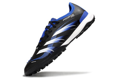 Adidas Predator 25 Elite TF Artificial Turf Soccer Shoes - Black/Blue/White