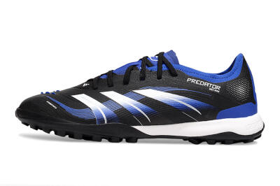 Adidas Predator 25 Elite TF Artificial Turf Soccer Shoes - Black/Blue/White