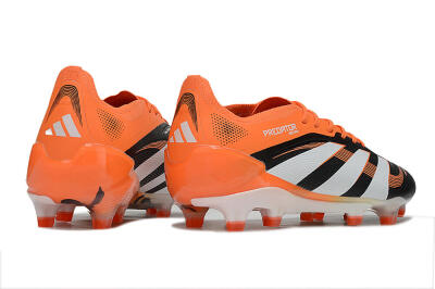 Adidas Predator 25 Elite FG Firm Ground Soccer Cleats - White/Black/Red