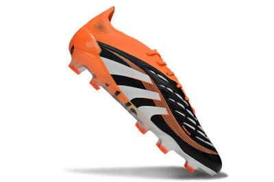 Adidas Predator 25 Elite FG Firm Ground Soccer Cleats - White/Black/Red