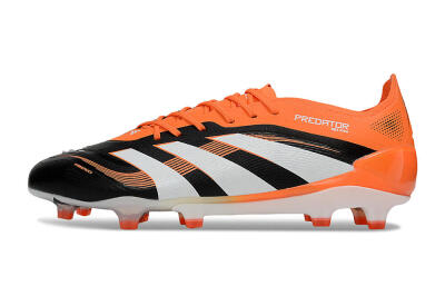 Adidas Predator 25 Elite FG Firm Ground Soccer Cleats - White/Black/Red