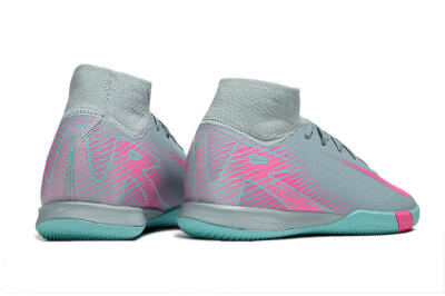 Nike Air Zoom Mercurial Superfly 10 Elite IC Indoor & Futsal Soccer Shoes - Jade/Pink