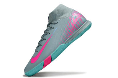 Nike Air Zoom Mercurial Superfly 10 Elite IC Indoor & Futsal Soccer Shoes - Jade/Pink