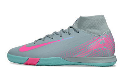 Nike Air Zoom Mercurial Superfly 10 Elite IC Indoor & Futsal Soccer Shoes - Jade/Pink