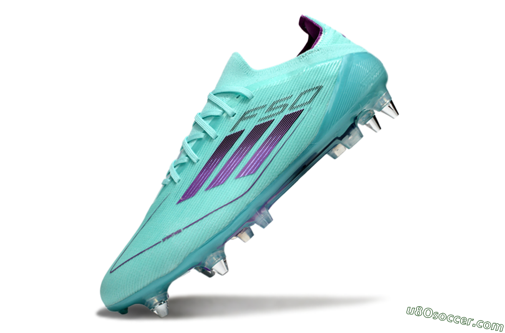 Adidas F50 Elite SG Soft Ground Soccer Cleats - Jade/Purple 5