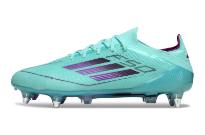 Adidas F50 Elite SG Soft Ground Soccer Cleats - Jade/Purple
