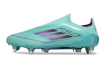 Adidas F50 Elite Laceless SG Soft Ground Soccer Cleats - Jade/Purple