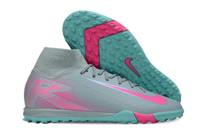 Nike Air Zoom Mercurial Superfly 10 Elite TF Artificial Turf Soccer Shoes - Jade/Pink