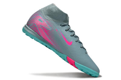 Nike Air Zoom Mercurial Superfly 10 Elite TF Artificial Turf Soccer Shoes - Jade/Pink