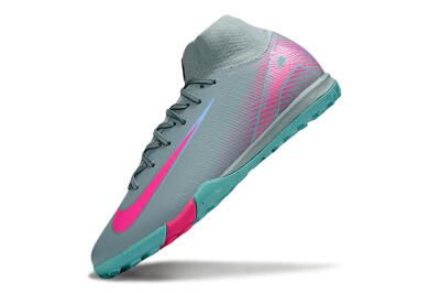 Nike Air Zoom Mercurial Superfly 10 Elite TF Artificial Turf Soccer Shoes - Jade/Pink