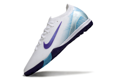 Nike Air Zoom Mercurial Vapor 16 Elite TF Artificial Turf Soccer Shoes - White/Purple/Pink