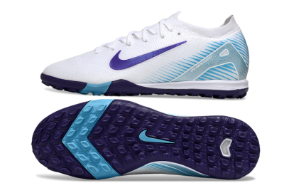 Nike Air Zoom Mercurial Vapor 16 Elite TF Artificial Turf Soccer Shoes - White/Purple/Pink