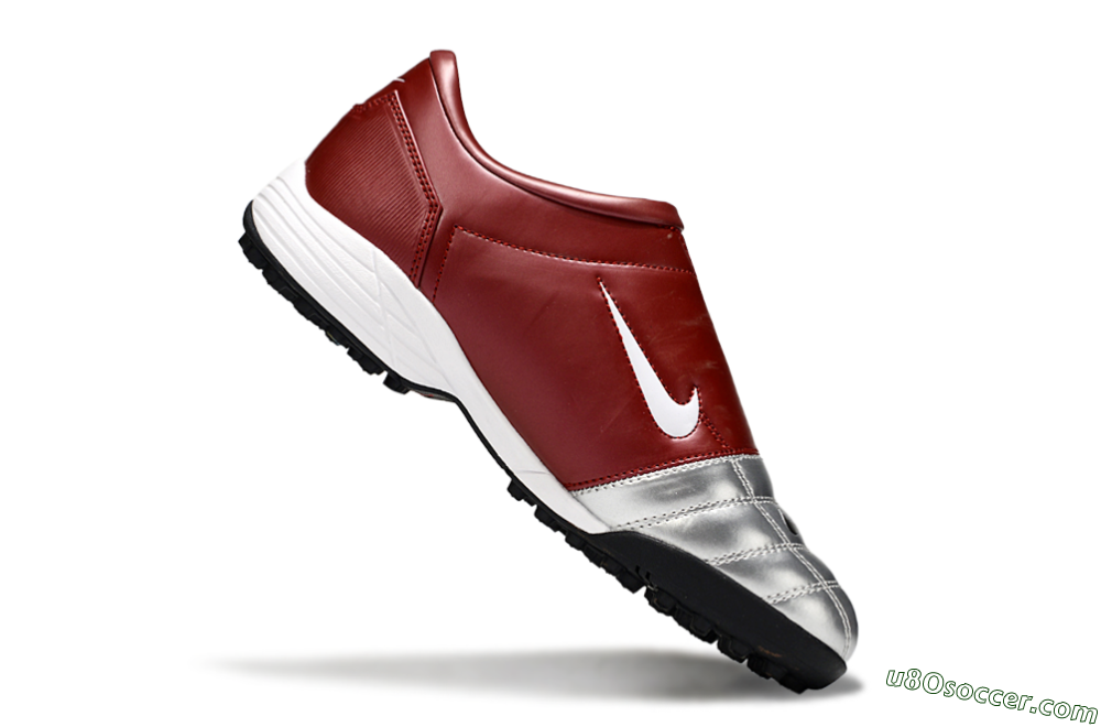 Nike Total 90 III TF Artificial Turf Soccer Shoes - Silver/Black/Red 4