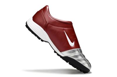 Nike Total 90 III TF Artificial Turf Soccer Shoes - Silver/Black/Red