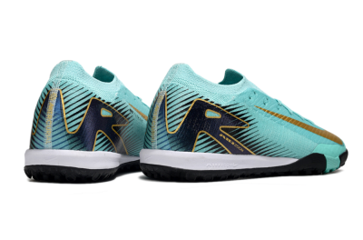 Nike Air Zoom Mercurial Vapor 16 Elite TF Artificial Turf Soccer Shoes - Jade/Gold/Black