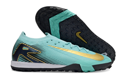 Nike Air Zoom Mercurial Vapor 16 Elite TF Artificial Turf Soccer Shoes - Jade/Gold/Black