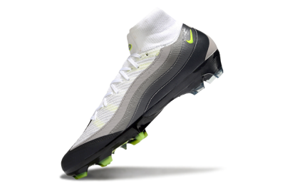 Nike Air Zoom Mercurial Superfly 10 Elite FG Firm Ground Soccer Cleats - White/Grey/Yellow