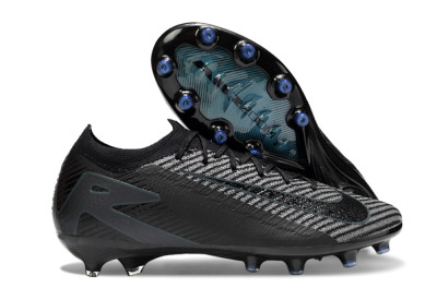 Nike Air Zoom Mercurial Vapor 16 Elite AG Artificial Grass Soccer Cleats - Black/Jade/Silver