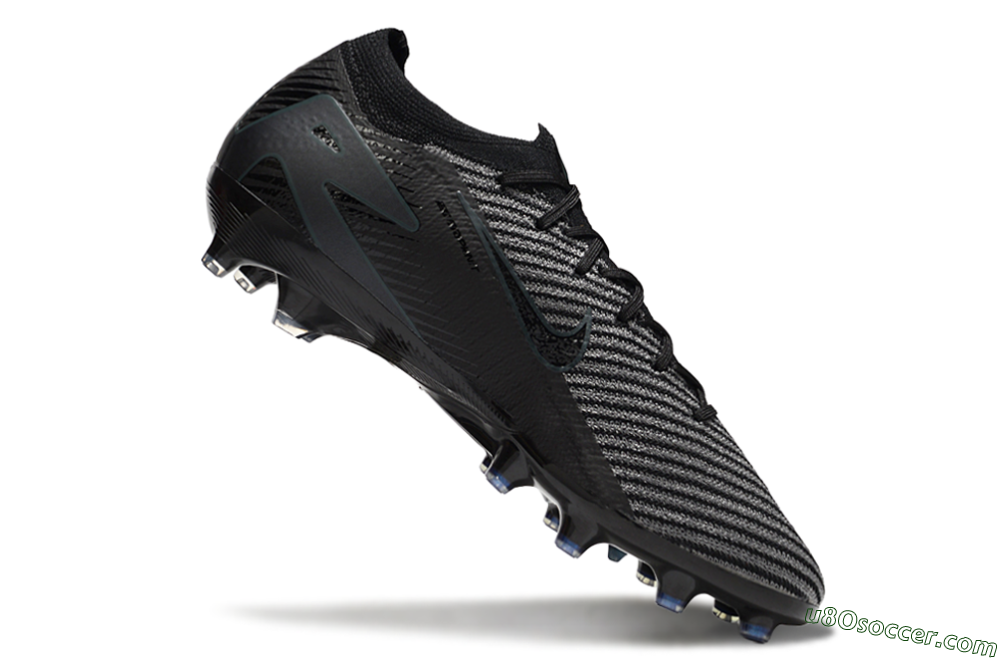 Nike Air Zoom Mercurial Vapor 16 Elite AG Artificial Grass Soccer Cleats - Black/Jade/Silver 4