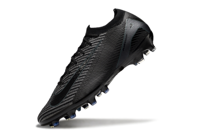 Nike Air Zoom Mercurial Vapor 16 Elite AG Artificial Grass Soccer Cleats - Black/Jade/Silver