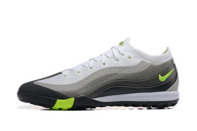 Nike Air Zoom Mercurial Vapor 16 Elite TF Artificial Turf Soccer Shoes - White/Grey/Yellow