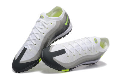 Nike Air Zoom Mercurial Vapor 16 Elite TF Artificial Turf Soccer Shoes - White/Grey/Yellow