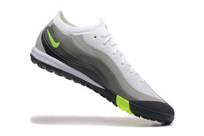 Nike Air Zoom Mercurial Vapor 16 Elite TF Artificial Turf Soccer Shoes - White/Grey/Yellow