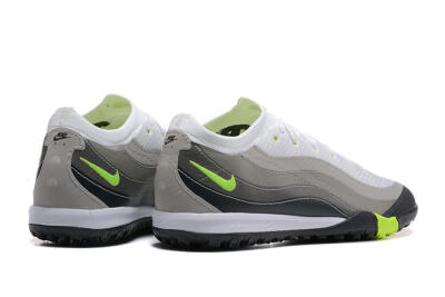 Nike Air Zoom Mercurial Vapor 16 Elite TF Artificial Turf Soccer Shoes - White/Grey/Yellow