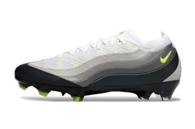 Nike Air Zoom Mercurial Vapor 16 Elite FG Firm Ground Soccer Cleats - White/Grey/Yellow