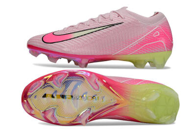Nike Air Zoom Mercurial Vapor 16 Elite FG Firm Ground Soccer Cleats - Pink/White/Yellow