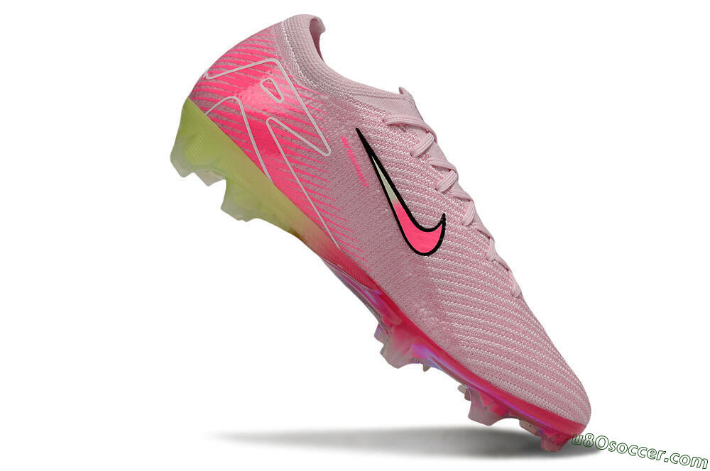 Nike Air Zoom Mercurial Vapor 16 Elite FG Firm Ground Soccer Cleats - Pink/White/Yellow 4