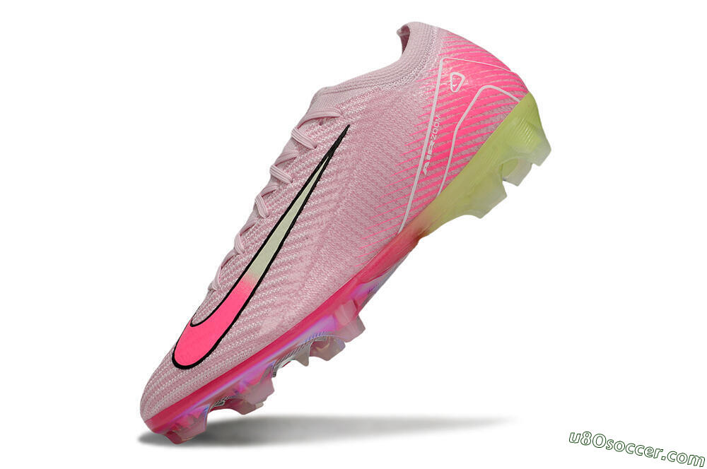 Nike Air Zoom Mercurial Vapor 16 Elite FG Firm Ground Soccer Cleats - Pink/White/Yellow 5