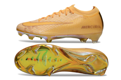 Nike Air Zoom Mercurial Vapor 16 Elite FG Firm Ground Soccer Cleats - Gold/Gold