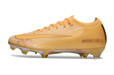 Nike Air Zoom Mercurial Vapor 16 Elite FG Firm Ground Soccer Cleats - Gold/Gold