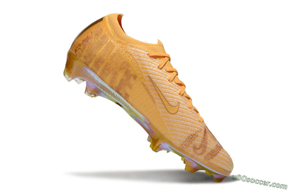 Nike Air Zoom Mercurial Vapor 16 Elite FG Firm Ground Soccer Cleats - Gold/Gold 4