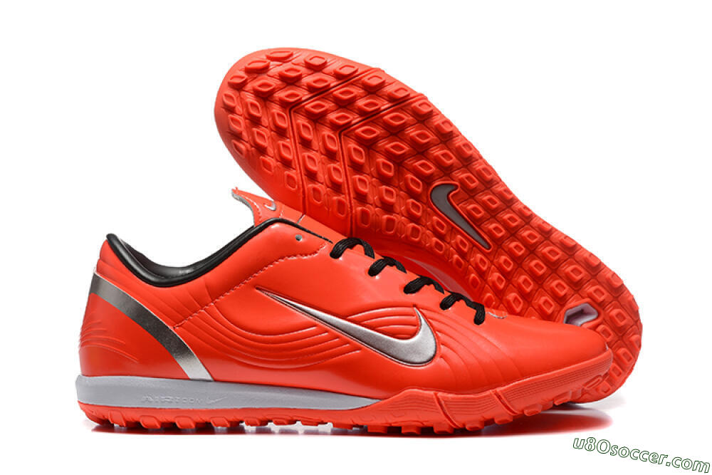 Nike Air Zoom Mercurial Vapor 1 Elite TF Artificial Turf Soccer Shoes - Red/Silver 1