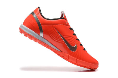Nike Air Zoom Mercurial Vapor 1 Elite TF Artificial Turf Soccer Shoes - Red/Silver
