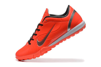 Nike Air Zoom Mercurial Vapor 1 Elite TF Artificial Turf Soccer Shoes - Red/Silver
