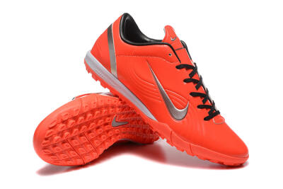 Nike Air Zoom Mercurial Vapor 1 Elite TF Artificial Turf Soccer Shoes - Red/Silver