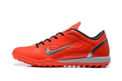 Nike Air Zoom Mercurial Vapor 1 Elite TF Artificial Turf Soccer Shoes - Red/Silver