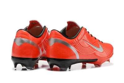 Nike Air Zoom Mercurial Vapor 1 Elite FG Firm Ground Soccer Cleats - Red/Silver