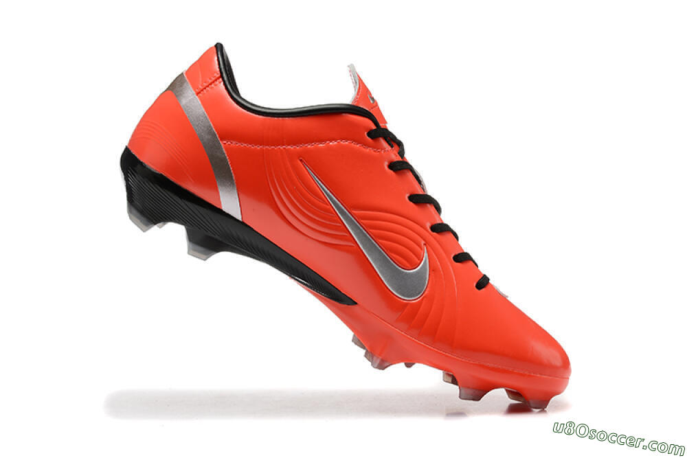 Nike Air Zoom Mercurial Vapor 1 Elite FG Firm Ground Soccer Cleats - Red/Silver 7