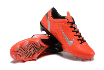 Nike Air Zoom Mercurial Vapor 1 Elite FG Firm Ground Soccer Cleats - Red/Silver